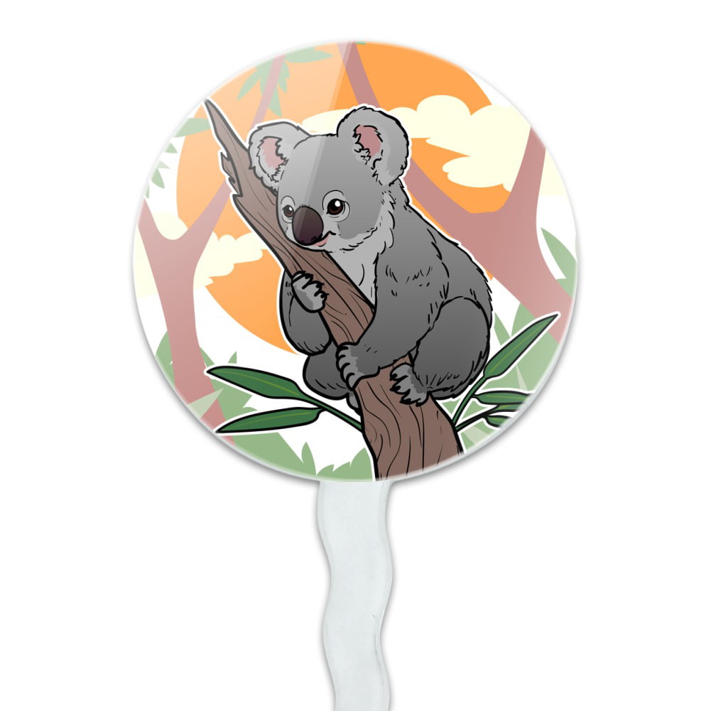 Koala Resting on Eucalyptus Tree Garden Yard Flag 
