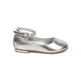 thumbnail image 2 of New Girl Little Angel Ashley-908E Metallic PU Rhinestone Ankle Strap Ballet Flat, 2 of 5