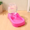 thumbnail image 1 of RUNROTOO Stable Design Pink Plastic Dog Water Dispenser 1Pack Suitable for Puppies and Dogs 500ml Capacity, 1 of 6