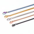 thumbnail image 3 of Caja de cadena de cuerda, collar de acero inoxidable, cadena de eslabones, colgante, joyería artesanal, nunca se borra, 2MM, 2,5 MM, 3MM, 4MM, USENSET, 3 of 4
