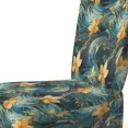 thumbnail image 4 of Designart "Exploratory Inner Harmony Meditation III" Yellow Floral Upholstered Accent Chair - Cottage Arm Chair For Bedroom, 4 of 7