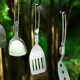 thumbnail image 4 of Foldable Cooking Spatula 304 Stainless Steel, Portable Folding Turner for Outdoor Camping Hiking Picnic - Heat Resistant BBQ Utensil for Camp Cookware and Travel Cooking, 4 of 8