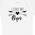 thumbnail image 4 of Inktastic I Love My Opa Heart and Arrows Boys or Girls Baby Bodysuit, 4 of 5