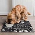 thumbnail image 2 of Celestial Gothic Dog Feeding Mat - Non-Slip & Waterproof, Boho Chic Sunburst Design, Durable & Eco-Friendly, Large Size, 2 of 7