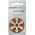 thumbnail image 2 of PowerOne Hearing Aid Batteries Size 312, PR41 (60 Batteries) + 2 Cell Battery Keychain Kit, 2 of 7