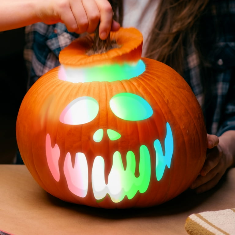Halloween Xtreme Strobe Multi-Colored Pumpkin Light, by Pumpkin