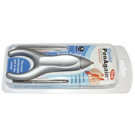 Ivory Silver Pens - PenAgain Silver Ergo-Sof Pens