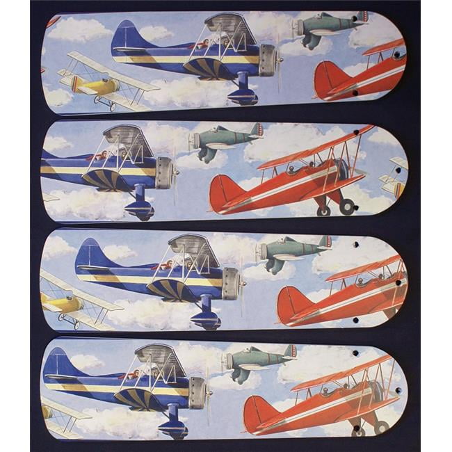 52 In New Kids Flying Airplanes Planes Ceiling Fan Blades