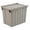 Gray, variant on Distribution Container With Hinged Lid, 21-7/8x15-1/4x17-1/4, Gray