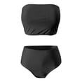 thumbnail image 5 of Bikini Set for Women Cutout Top Two Piece Swimsuit High Waist Bottom Tummy Control Swimwear Beach Vacation Pool Party, 5 of 6