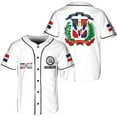 thumbnail image 3 of Custom Dominican Jersey for Men Dominican Baseball Jersey Dominican Baseball Jersey Dominicana Shirt Dominican Flag Jersey (Navy, XL), 3 of 10
