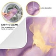 thumbnail image 2 of Purple and Gold Marble Dish Drying Mat Microfiber Kitchen Pad Large Counter Absorbent Dish Mats Drainer Rack 16"x18", 2 of 7