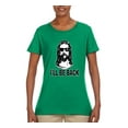 thumbnail image 2 of Wild Bobby Jesus: Ill Be Back Inspirational/Christian Women Graphic Tee, Kelly, XX-Large, 2 of 5