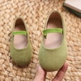 thumbnail image 4 of Toddler Girls Mary Jane Ballet Flats Comfy Elastic Strap Shoes Round Toe Dress Shoes Soft Non Slip Shoes for Wedding, Party and Daily Occasions Mint Green 28, 4 of 8