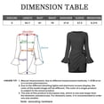 thumbnail image 2 of Vestido mini elegante ajustado de manga larga para mujer, regalo para mujer, 2 of 7
