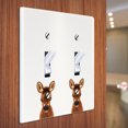thumbnail image 3 of WIRESTER 2-Gang Toggle Wall Plate/Switch Plate Cover, Nursery Baby Horse Foal, 3 of 6