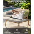 thumbnail image 3 of Autumn Tree Outdoor Head Resting Pillows with Insert Vintage Orange Red Fall Maple Leaf Branch Nature 1 Pack Waterproof Lumbar Pillows with Adjustable Strap for Patio Recliner Beach Chair, 11"x16", 3 of 7