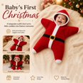 thumbnail image 2 of Dakiuu Christmas Star Shape Infant Baby Swaddle Sack Zipper Wearable Sleep Blanket For Newborn Boys Girls 0‑3 Months One Size, 2 of 7