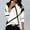 White, variant on YVNAURA Geometric Print Tops for Women Crew Neck Long Sleeve Color Block Pullover Sweaters Oversized Loose Fit Tunic Shirts Casual Fall Winter Soft Stretchy Trendy Blouses, Red,L