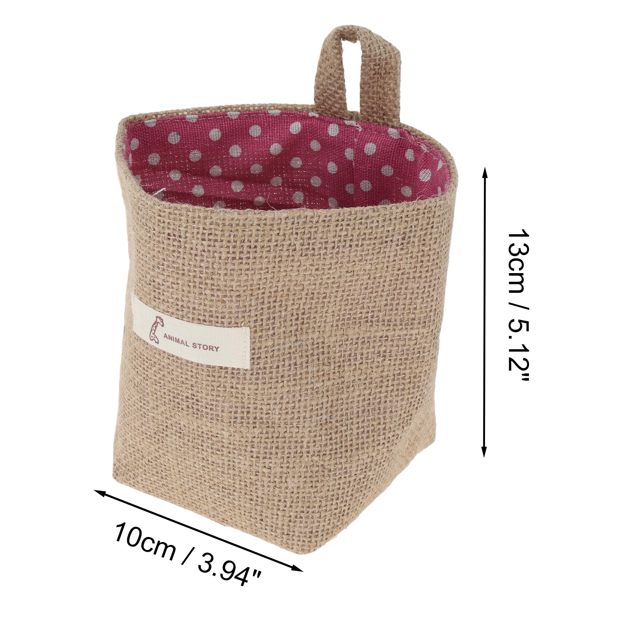 Unique Bargains Simple Durable Hanging Storage Bags 1 Pc Yellow Brown, Red