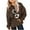 Brown, variant on HOMADLES Oversize Teen Girls Hoodies Graphic Cute Printing Casual Long Sleeve Pullover for Girls with Pocket Hooded Sweatshirt Mint Green 7-8T