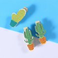 thumbnail image 2 of 10pcs Cactus Wooden Pegs Photo Clips Note Memo Holder, 2 of 2