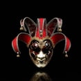 thumbnail image 2 of ZHAOCHENG Máscara de carnaval para fiesta de Halloween, máscara de cosplay de Navidad de Venecia Italia, color negro, 2 of 3