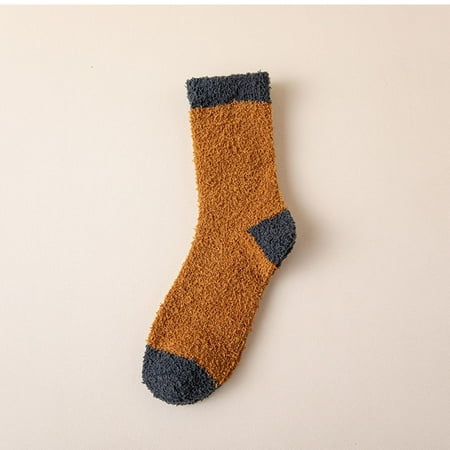 

YSEINBH Socks For Women Girls Men Solid Pattern Novelty Cute Coral Socks Unisex Socks