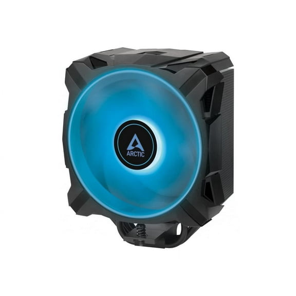 ARCTIC Freezer A35 RGB - Single Tower CPU Fan with RGB, AMD Specific, Pressure Optimized 120 mm P-Fan, 200-1700 RPM CPU Air Cooler, 4 Heat Pipes, incl. MX-5 Thermal Paste - Black