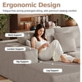 thumbnail image 6 of DILORA Sectional Boneless Sofa, L-shaped Couch(Camel,Left Chaise ),Modular and Compressed，Two Packages，108 Inches, 6 of 9