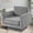 Gray, variant on FHFO Giant Bean Bag Chair with Ottoman,Oversized Boneless Couch Chair in a Box, Comfy and Lazy Lounge for Dorm, Living Room, Bedroom, (42”x43”x31”)Green