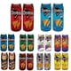 thumbnail image 2 of Calcetines cortos de algodón con estampado 3D de patatas fritas y hamburguesas para mujer y hombre, para verano y primavera, 2 of 5