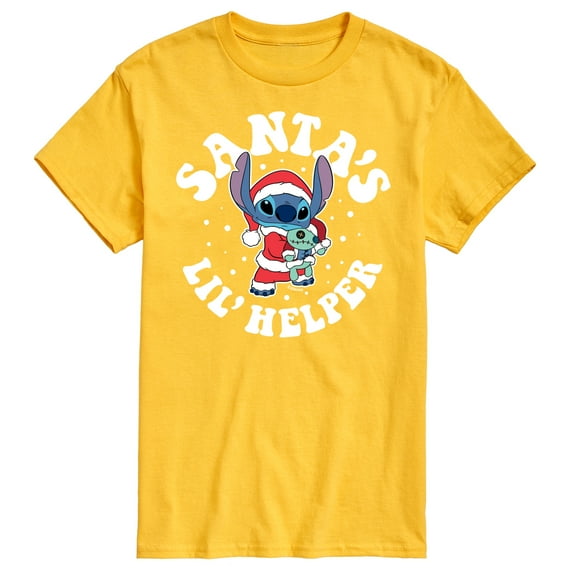 Lilo & Stitch - Santas Lil Helper - Men's Short Sleeve Graphic T-Shirt