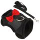 thumbnail image 2 of Breathable Bunny Harness for Everyday Walk and Weekend Party Black Mesh Cloth Small Pet Supplies, 2 of 5