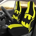 thumbnail image 4 of Batman Car Seat Covers Full Front Seats Cover 2 PCS Print Universal Vehicle Protective Interior Accessories for Most Auto Sedan Truck Van SUV, 4 of 8