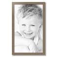thumbnail image 2 of ArtToFrames 18" x 30" Aged White Gold Picture Frame, 18x30 inch Silver Wood Poster Frame (WOM-2036),  Pack, 2 of 7