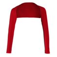 thumbnail image 2 of Long Sleeve Shrug Arm Cover for Women Girl - Red, as described, 2 of 6