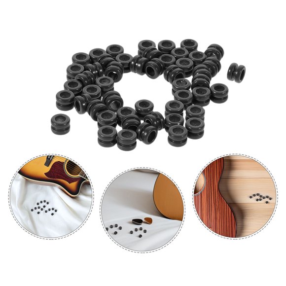 HAMPPLIES 50Ud Componentes Metálicos Para Ajuste De Cuerdas Guitarra Folk Con Sonido Puro Y Preciso