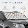 thumbnail image 4 of Vsdgher Panda Bear Print Car Windshield Sun Shade, Reflective Sunshade Window Sunshade Sun Visor Protector Fit for Cars,Trucks,SUVs-Large, 4 of 6