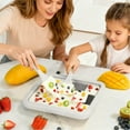 thumbnail image 4 of Home Ice Rolling Machine Including Quick Freezing Plate And 2 Scrapers DIY Homemade Ice Can Make Yogurt And Suitable For Children's Parent Child Activities Cooking Utensils Set Stainless Steel with, 4 of 4