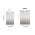 thumbnail image 4 of PRO (9.5 inches *6 inches),Premium Cutting Board - Double-Sided, Stainless Steel Material for Kitchen And Dining Use, Cost-Effective Design Suitable for Small Kitchens, Rvs, Easy to Clean, Durable An, 4 of 11
