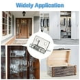 thumbnail image 6 of 6Pcs Self-Closing Door Hinges, 1" 304 Stainless Steel Spring Hinge, Interior, 6 of 6