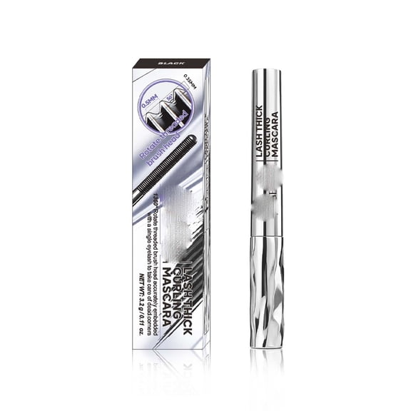 Komiseup Small Brush Eye Black Japanese Wind Curling Eye Black And Non Smudging Long Mascara 3.2g