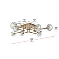thumbnail image 4 of Elegant Lighting Eren 31 inch Flush Mount in Satin Gold, 4 of 10