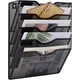 thumbnail image 1 of Organizador de archivos de varias secciones para oficina en casa, organizador de correo montado en la pared con construcción de metal duradera, organizador de documentos, diseño que ahorra espacio,, 1 of 8