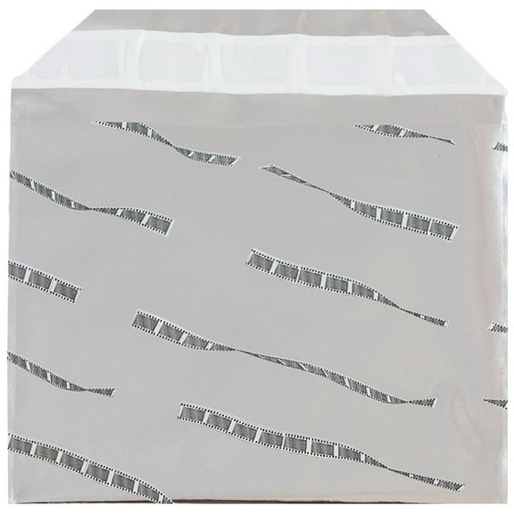 JAM Paper 5 x 6 1/8 Foil Envelopes, Silver Film, 25/Pack, Peel & Seal