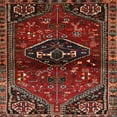 thumbnail image 1 of Ahgly Company Indoor Square Traditional Brown Persian Area Rugs, 3' Square, 1 of 6