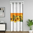 thumbnail image 2 of Nature Sunflower Door Curtains Polyester Privacy Closet Curtain Partition Bedroo, 2 of 6