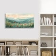 thumbnail image 3 of HFDF Floral Landscape Canvas Wall Art 30 x 58 Poppies Mountain Valley Home Decor Art Prints for Living Room Bedroom Office Ready to Hang 18x12inch Framed, 3 of 6