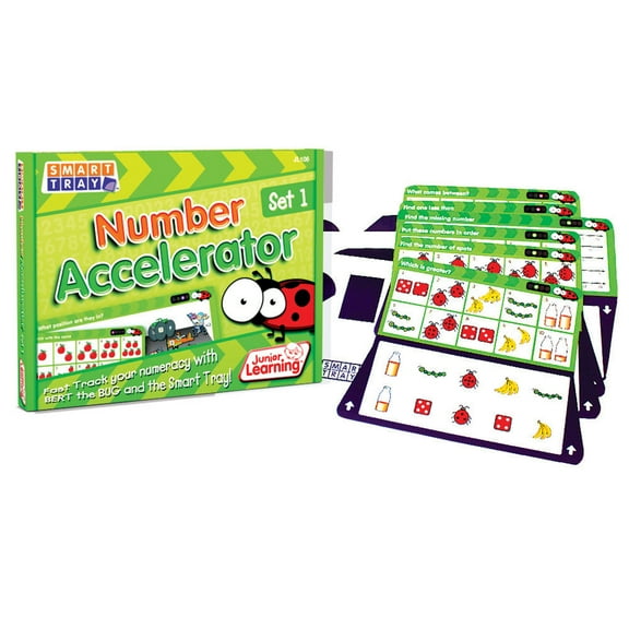 Number Accelerator Junior Learning for Ages 5 Kindergarten Learning, Math, Perfect for Home School, Educational Resources